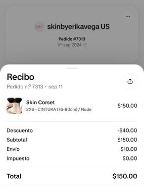 Skin Corset Nude and Black Waist Shaper